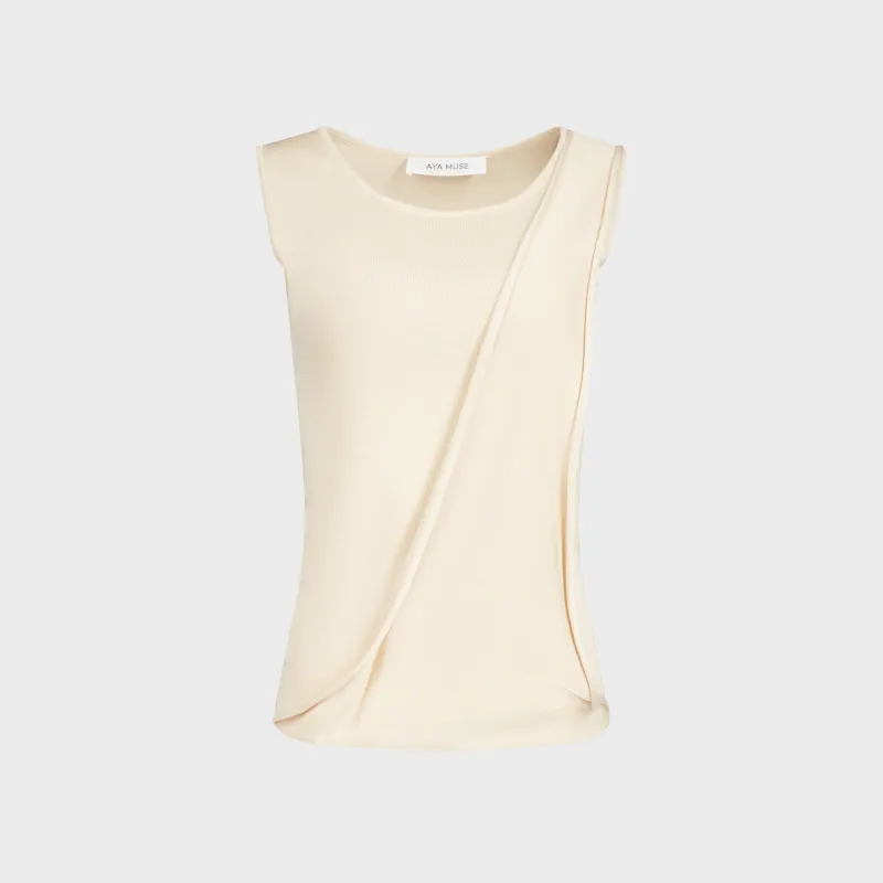 Aya Muse Taylx Top - Light Tan sold by Kith