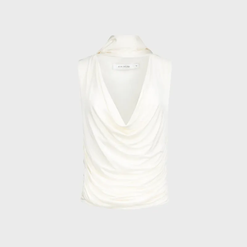 Aya Muse Brise Top - Pearl made by Kith