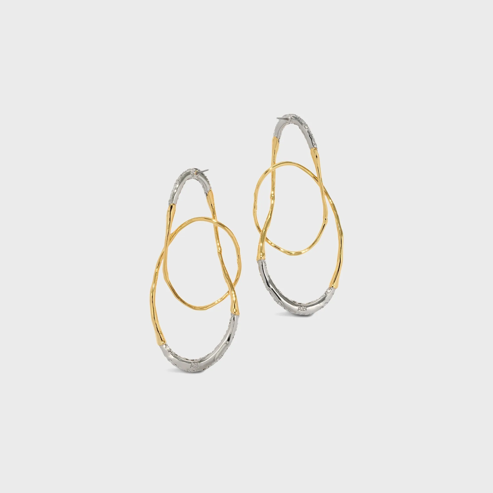 Alexis Bittar Solanales Crystal Twist Orbit Earrings - Gold sold by Kith product image thumbnail 2