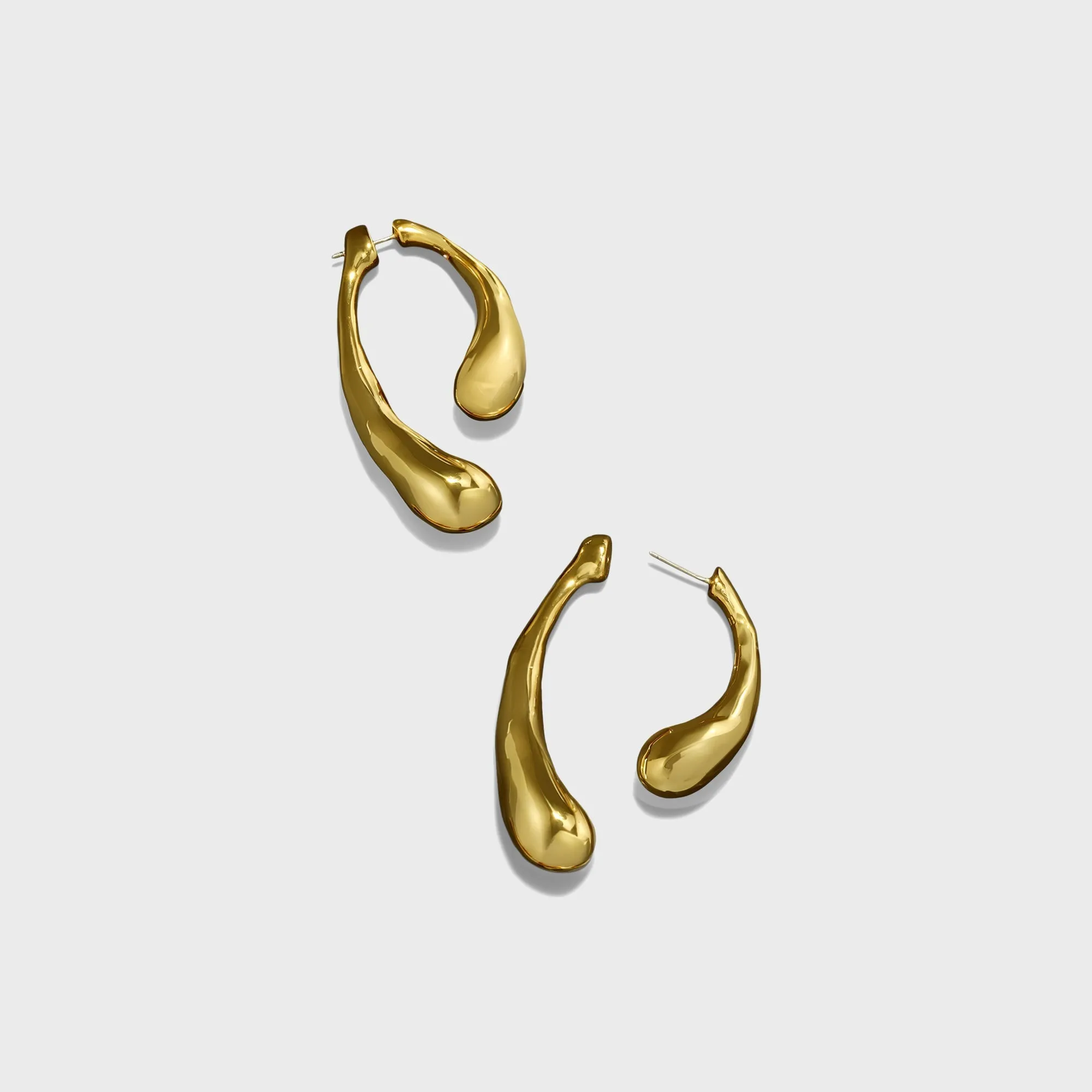Alexis Bittar Molten Gold Front Back Earrings - Gold sold by Kith product image thumbnail 3