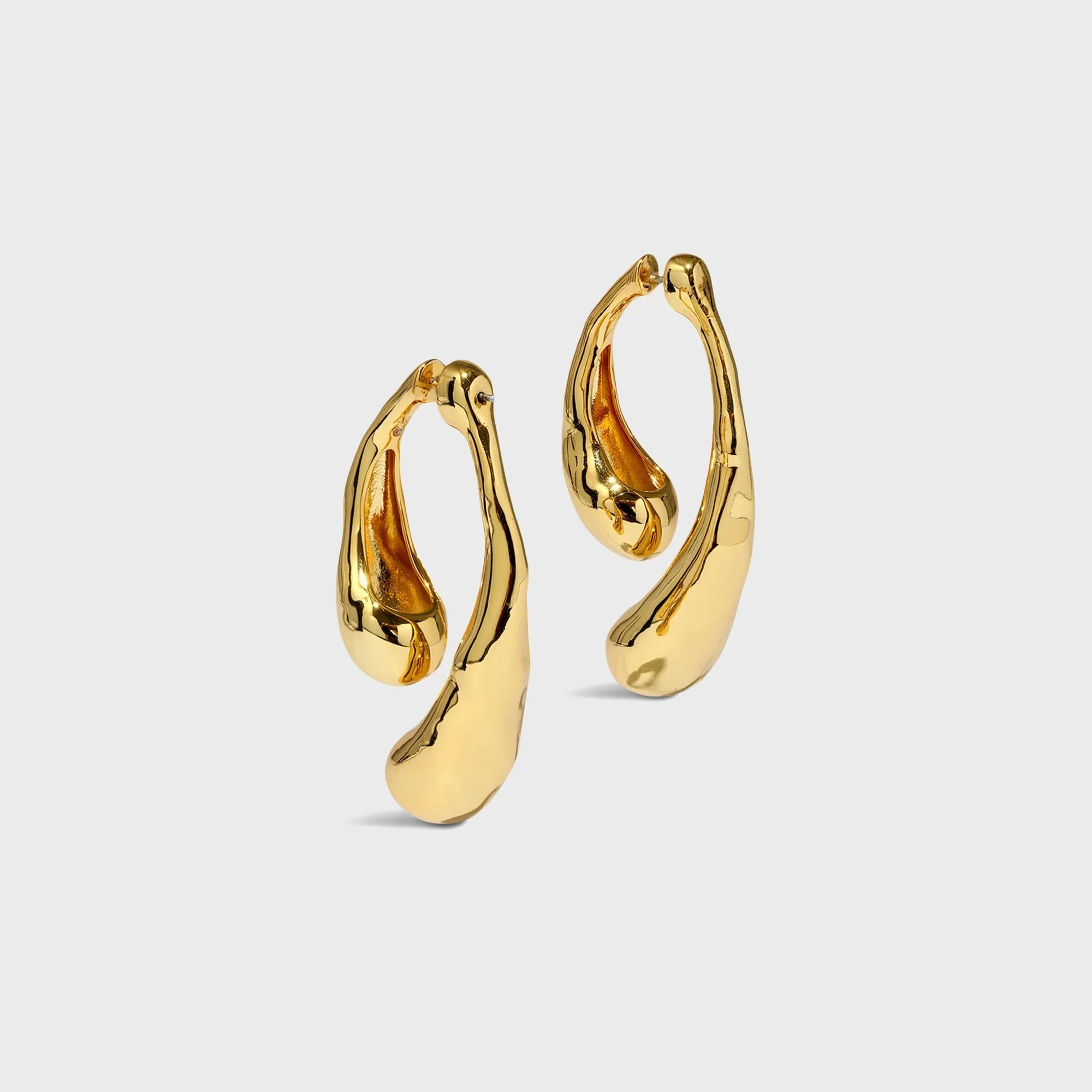 Alexis Bittar Molten Gold Front Back Earrings - Gold sold by Kith product image thumbnail 2