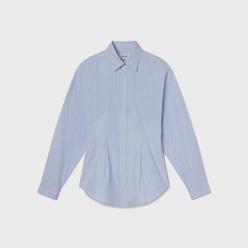 Agolde Cinch Shirt - Web Stripe sold by Kith