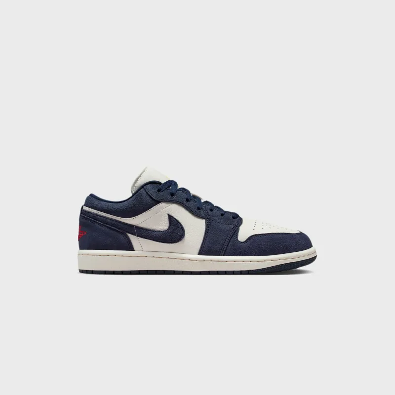 Nike Air Jordan 1 Low SE - Obsidian / University Gold / Chile Red made by Nike