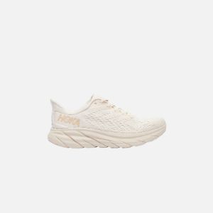 HOKA WMNS Clifton 8 - Eggnog / Shifting Sand sold by Kith