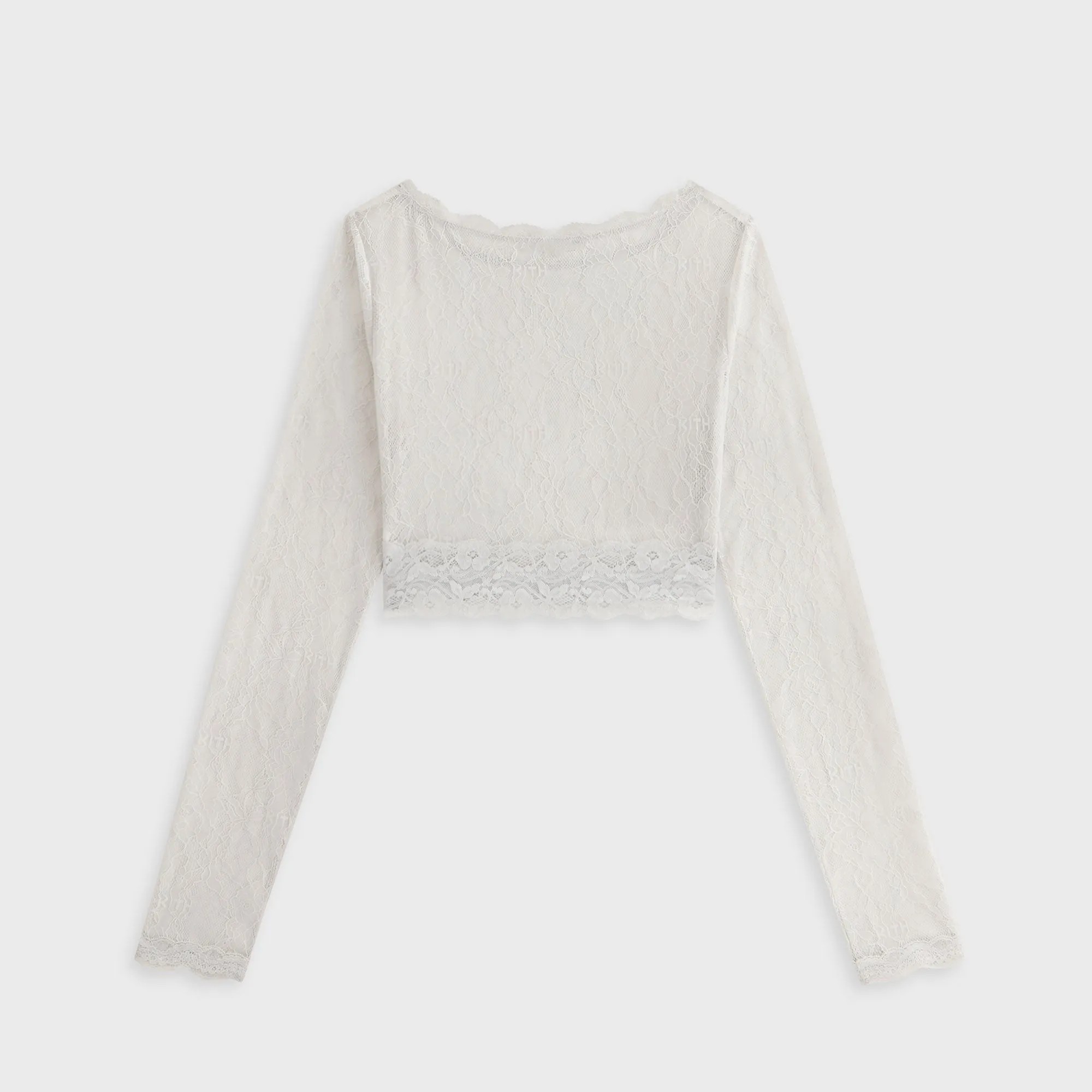Lisa for Kith Women Piera Lace Long Sleeve Top - Tin sold by Kith product image thumbnail 3