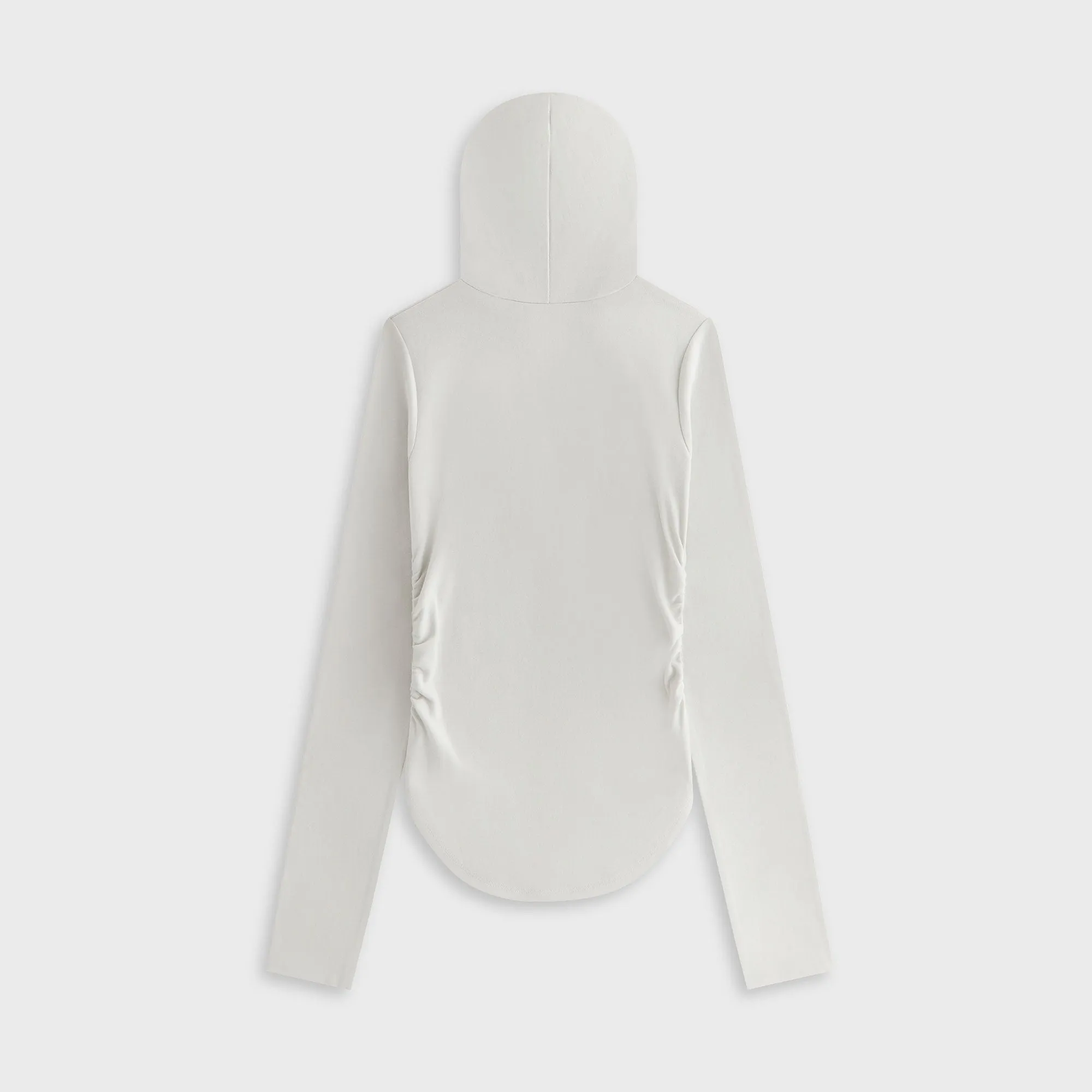Lisa for Kith Women Sofi Ruched Hoodie - Tin sold by Kith product image thumbnail 4