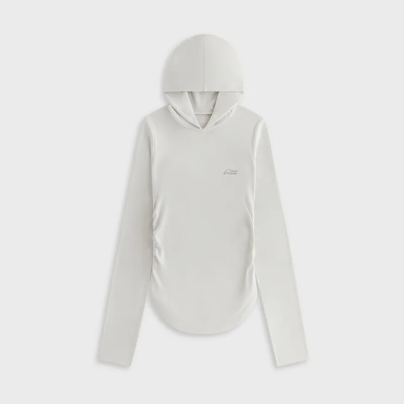Lisa for Kith Women Sofi Ruched Hoodie - Tin sold by Kith