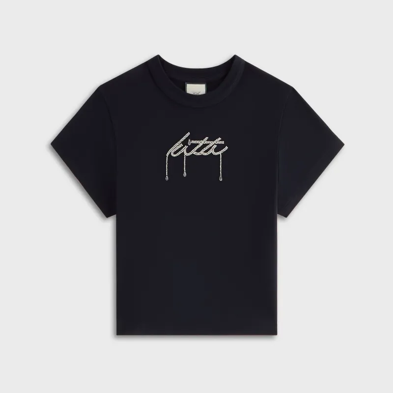 Lisa for Kith Women Mulberry Vintage Teardrop Tee - Black made by Kith