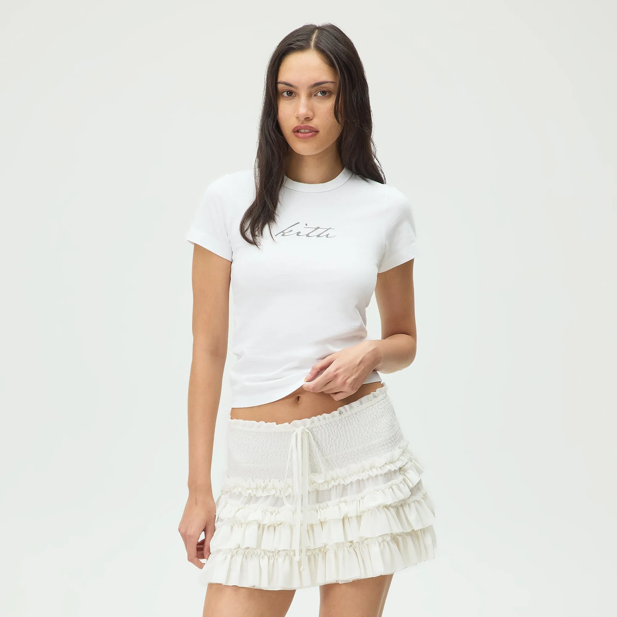 Lisa for Kith Women Salem Shrunken Tee - White sold by Kith product image thumbnail 2