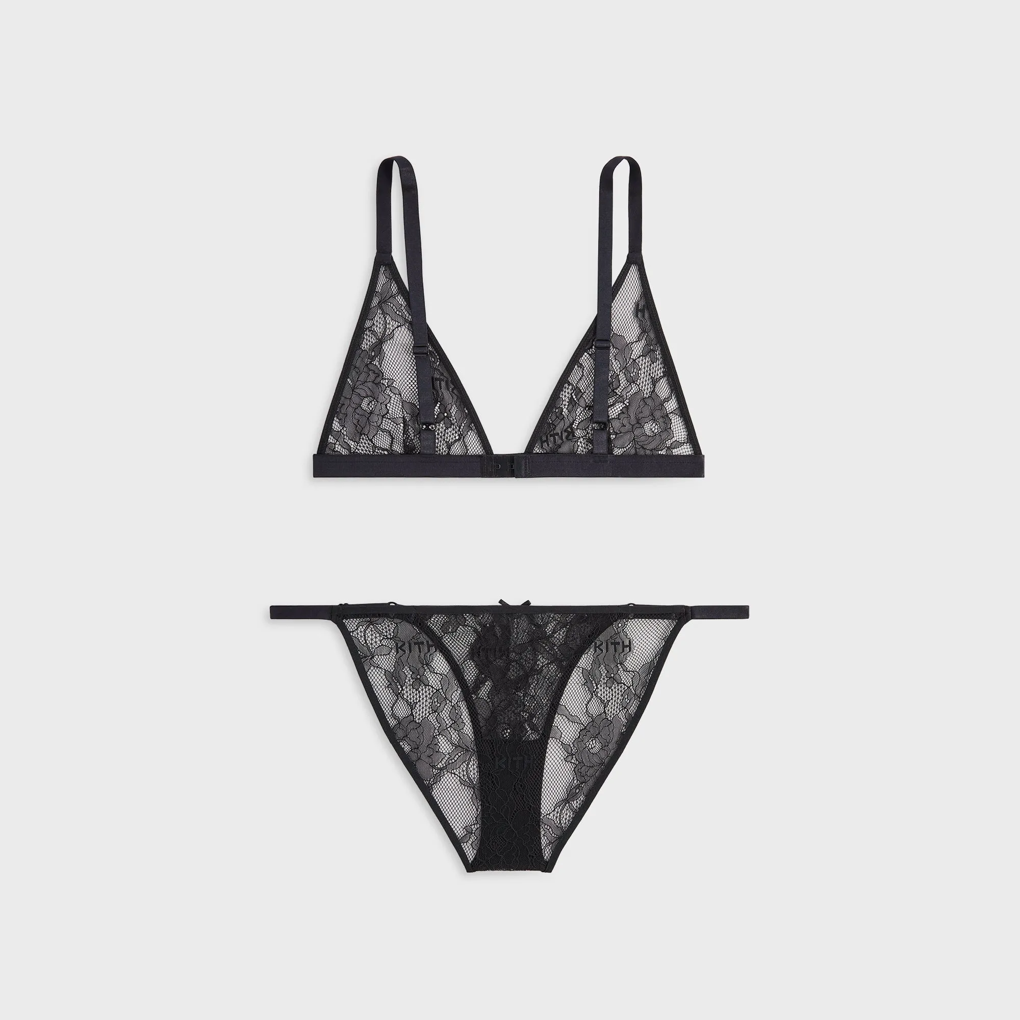 Lisa for Kith Women Floral Lace Intimates Set - Black sold by Kith product image thumbnail 2