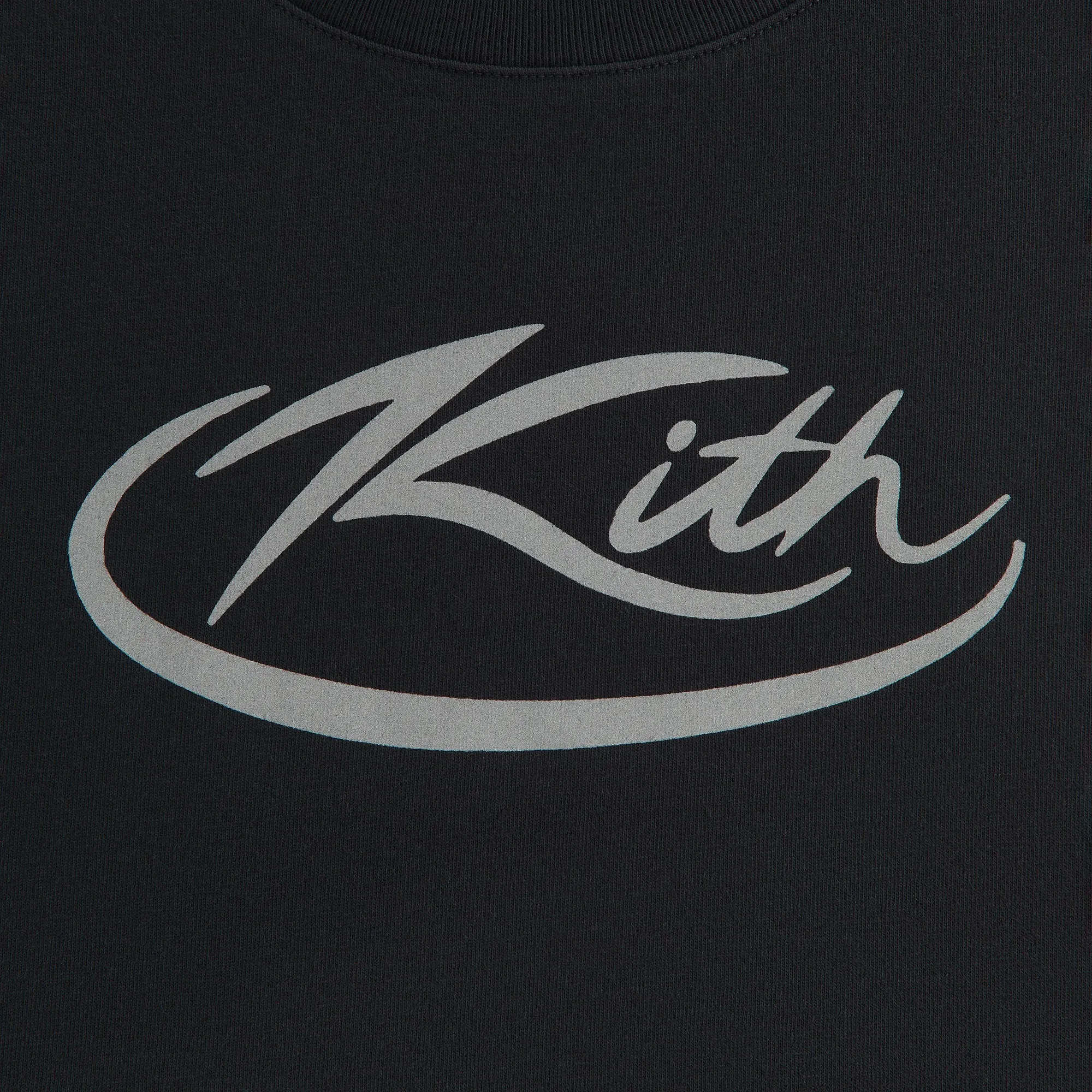 Kith Women Fei Reflective Logo Tee - Black sold by Kith product image thumbnail 4