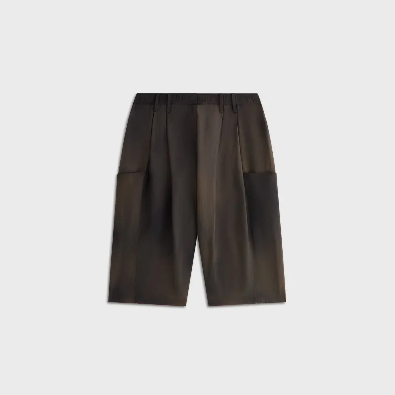 Kith Women Beyla Washed Nylon Shorts - Black made by Kith