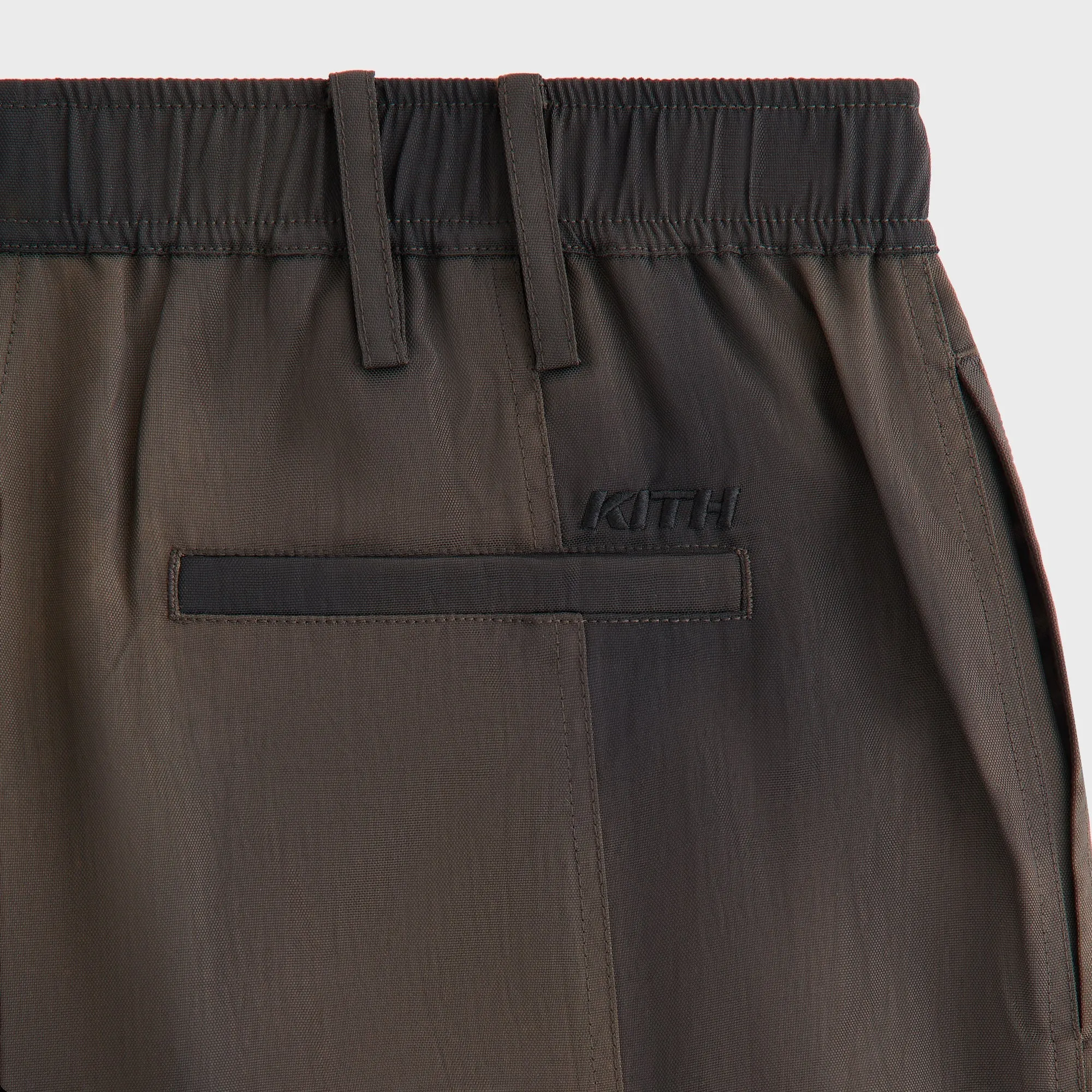 Kith Women Beyla Washed Nylon Shorts - Black sold by Kith product image thumbnail 4
