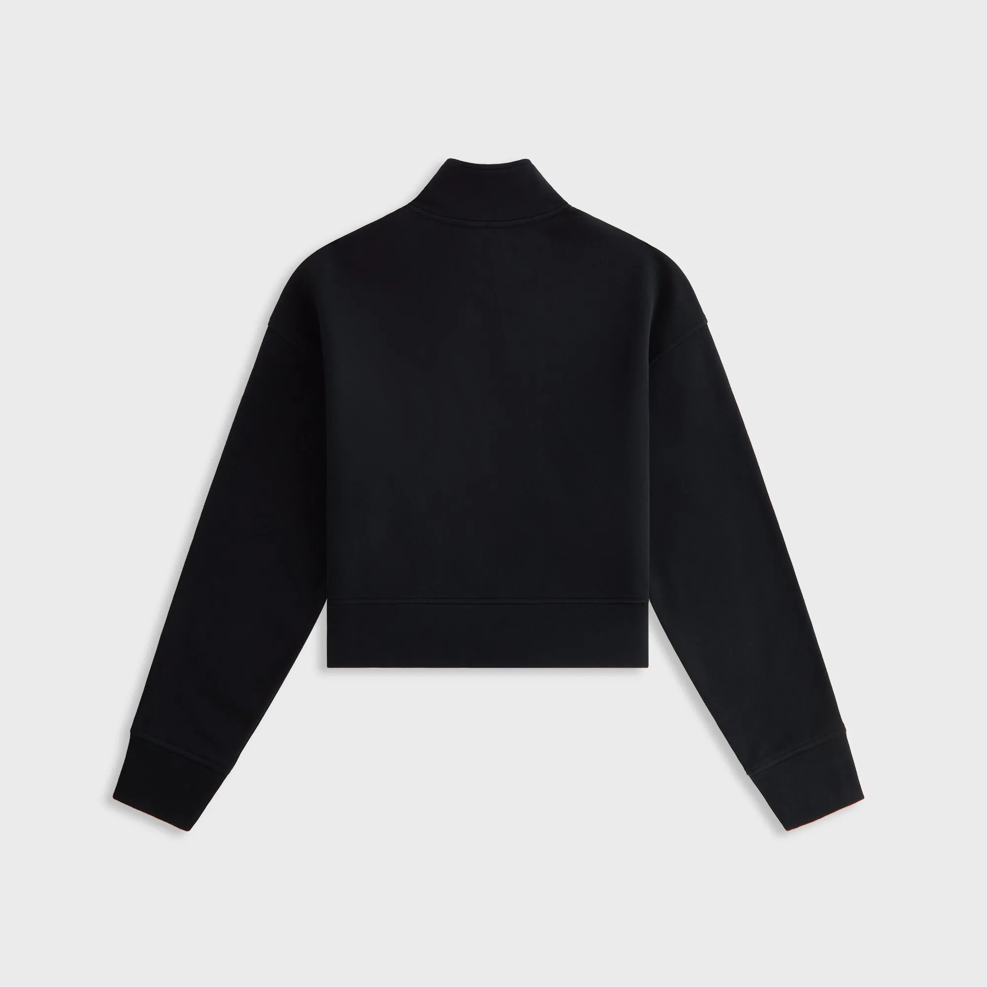 Kith Women Walden Fleece Asymmetrical Quarter Zip - Black sold by Kith product image thumbnail 3