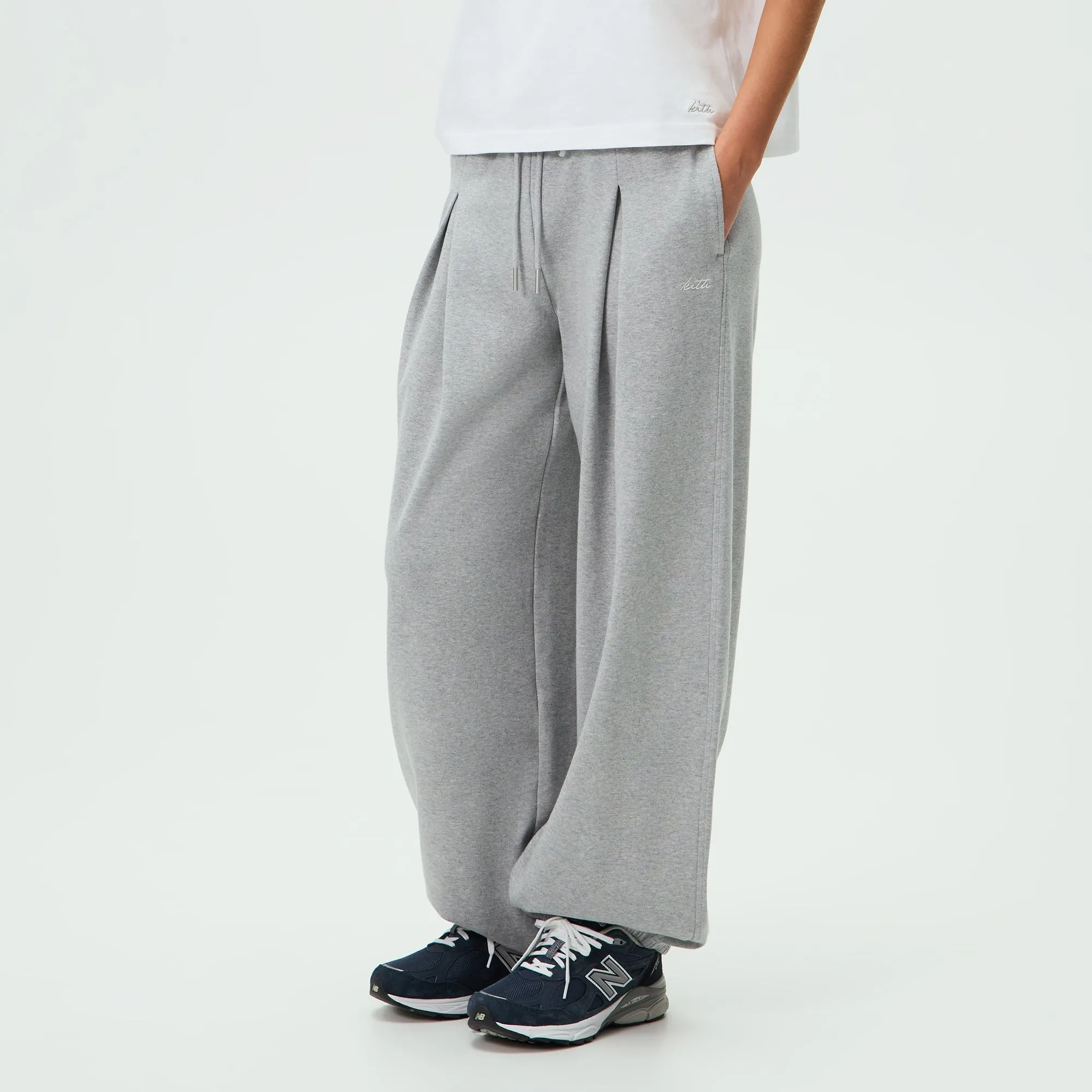 Kith Women Ivana Interlock Track Pant - Cool Heather Grey sold by Kith product image thumbnail 2