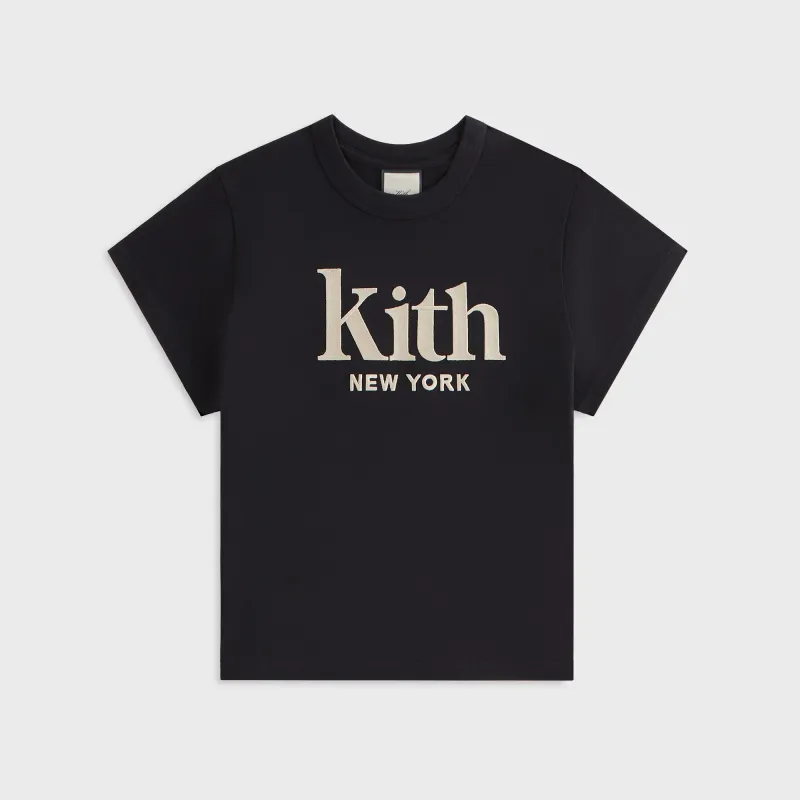 Kith Women Mulberry Vintage New York Tee - Black sold by Kith