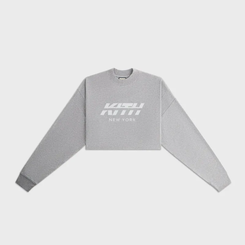 Kith Women Jasper Swift Long Sleeve -  Cool Heather Grey sold by Kith