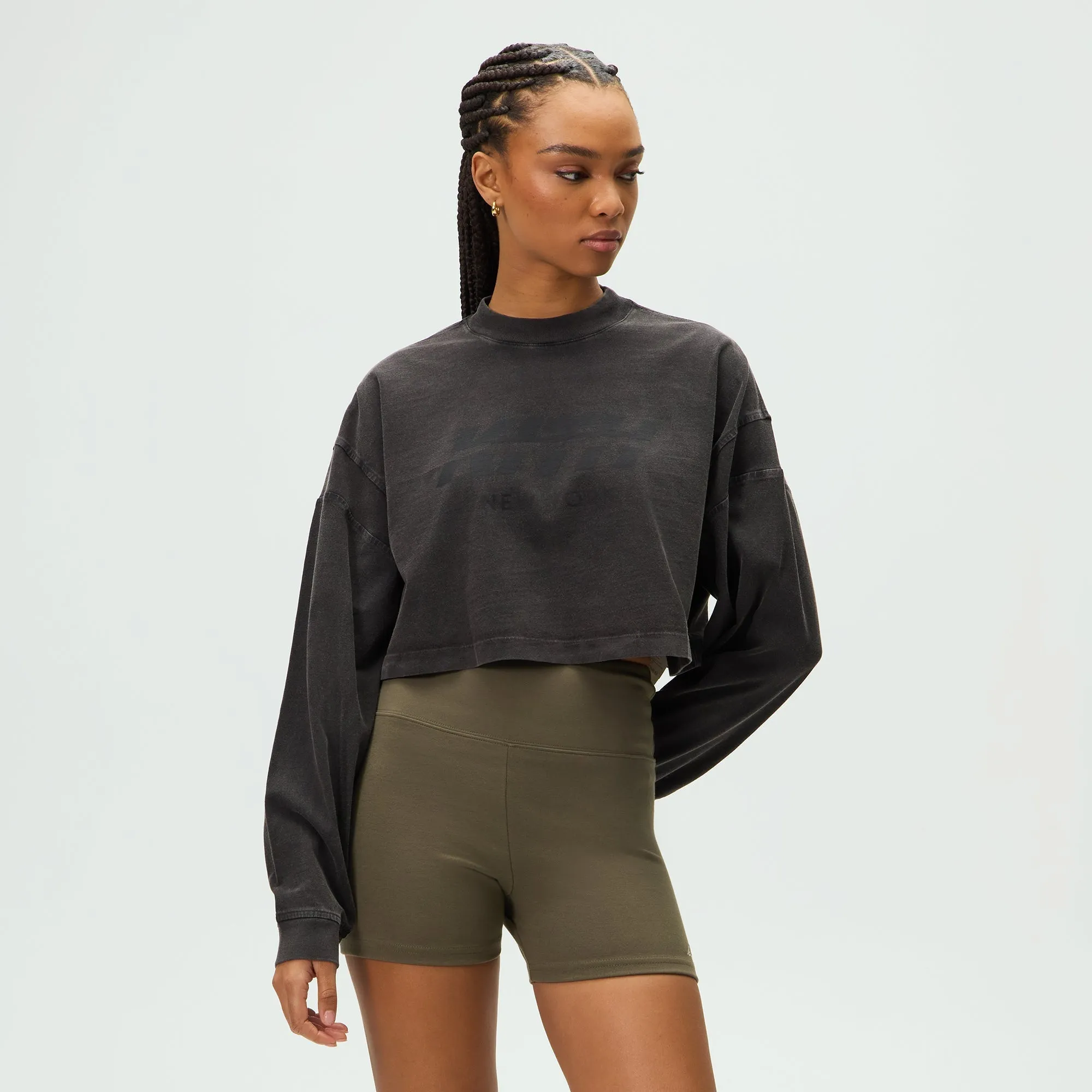 Kith Women Jasper Swift Long Sleeve - Black sold by Kith product image thumbnail 2
