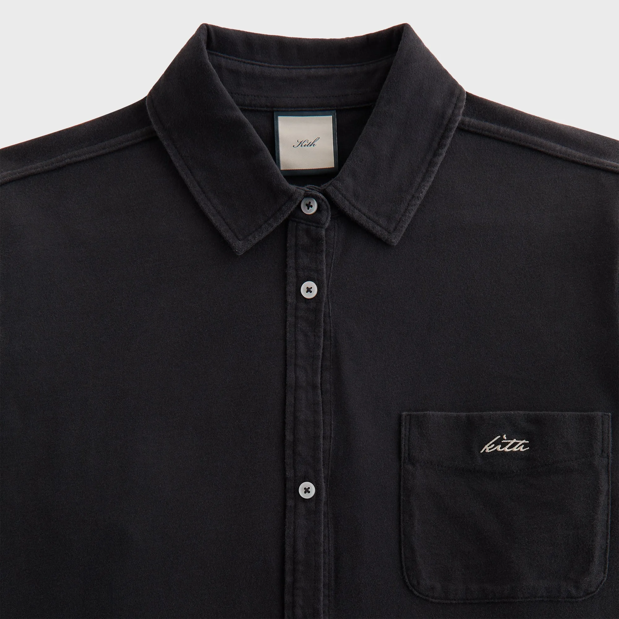Kith Women Ora Jersey Shirt - Black sold by Kith product image thumbnail 4