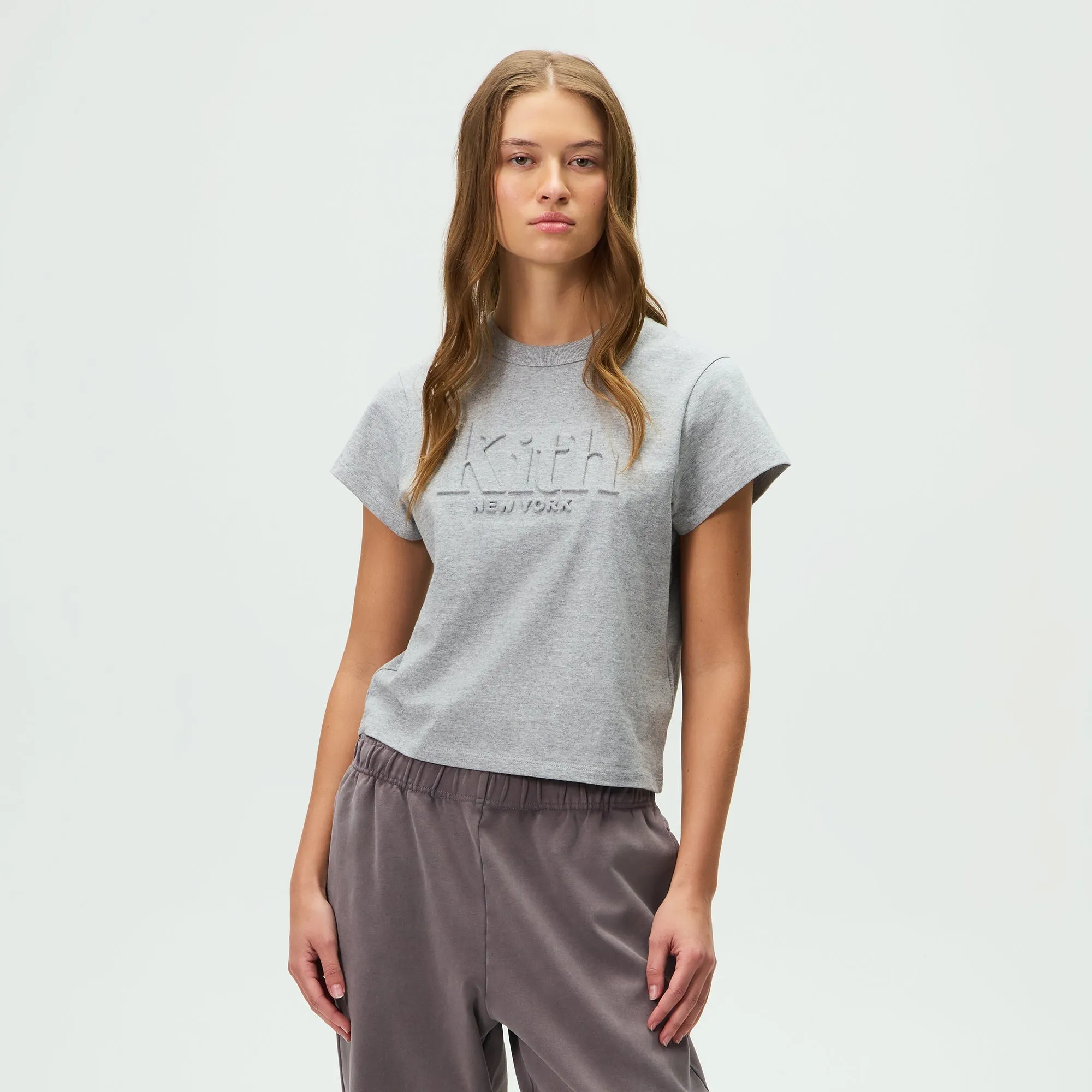Kith Women Mulberry Vintage New York Tee - Cool Heather Grey sold by Kith product image thumbnail 2