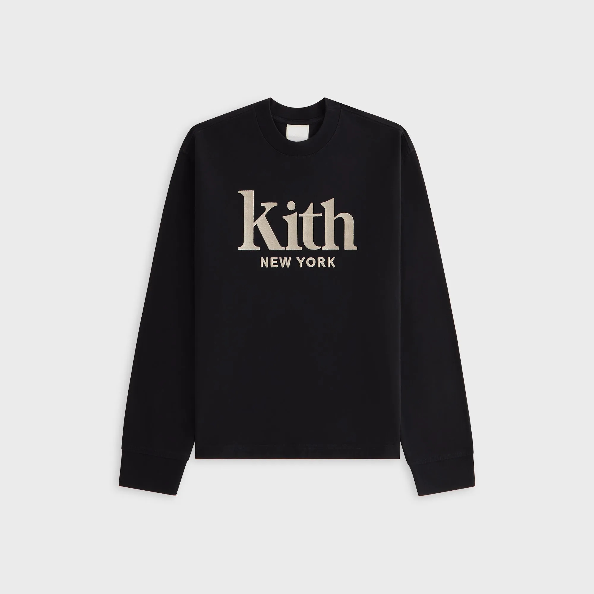 Kith Women Oversized Sonoma New York Long Sleeve - Black sold by Kith