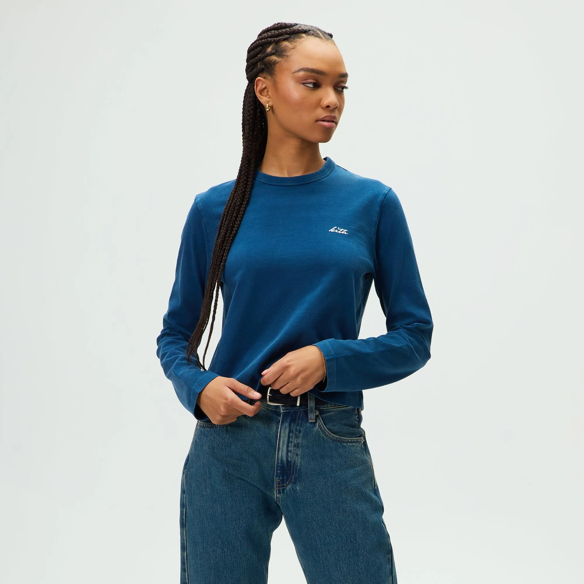 Kith Women Shrunken Jay Long Sleeve - Process sold by Kith product image thumbnail 2