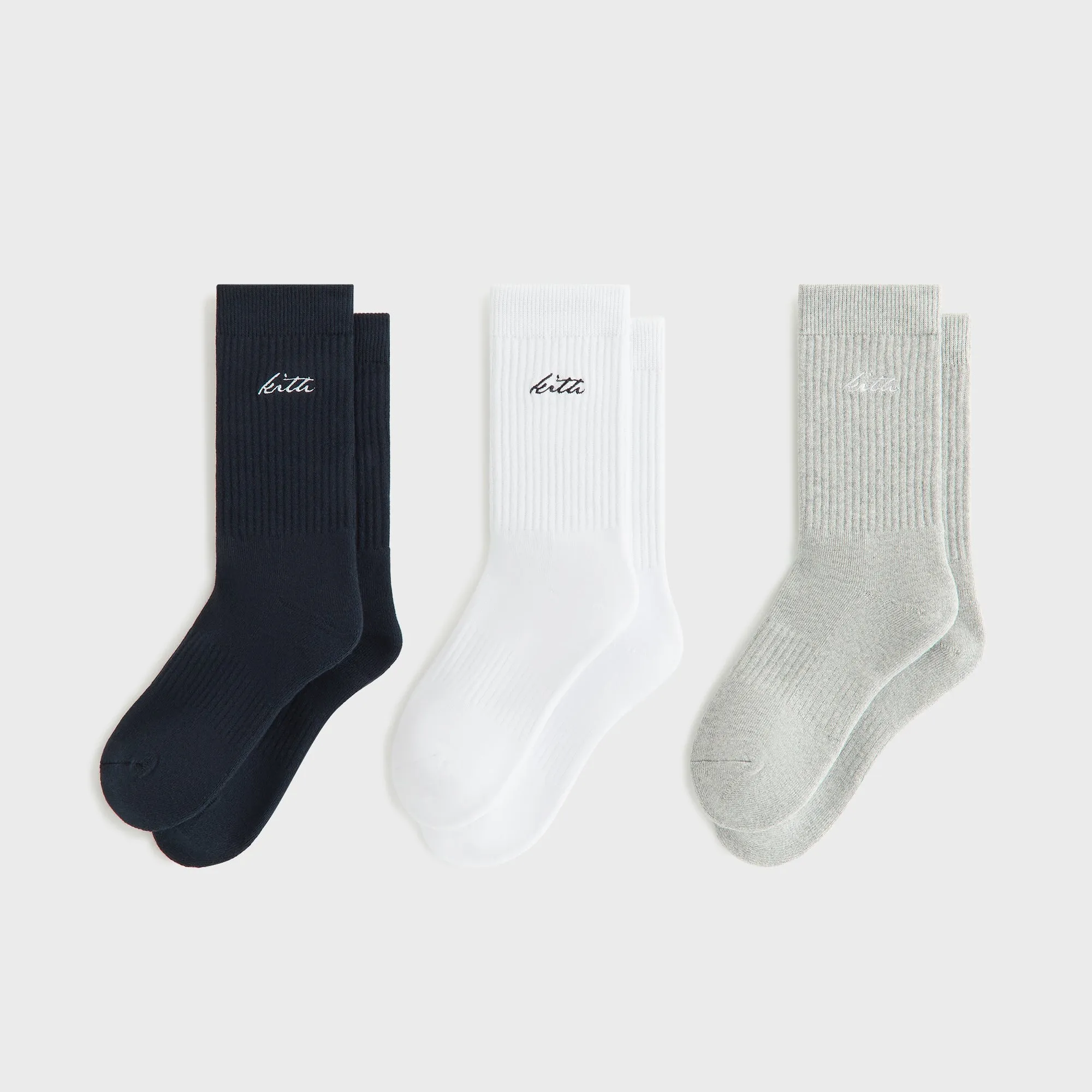 Kith Women Autograph 3-Pack Classic Crew Socks - Multi sold by Kith
