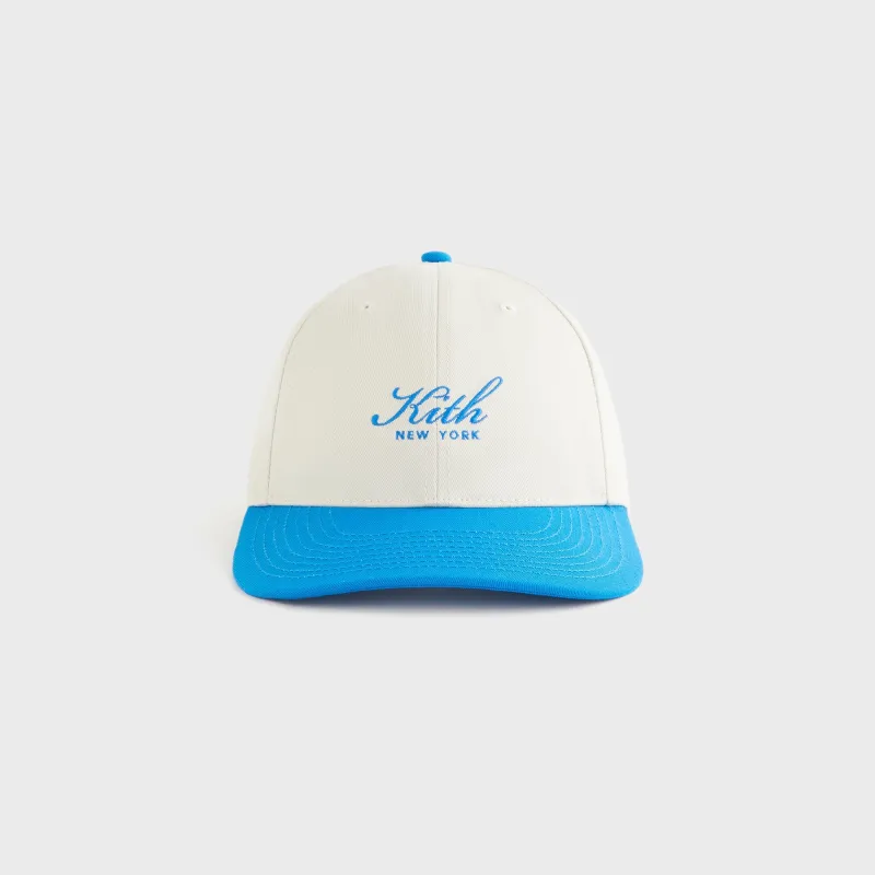 Kith Women Script New York Colorblock Classic Cap - Sandrift made by Kith