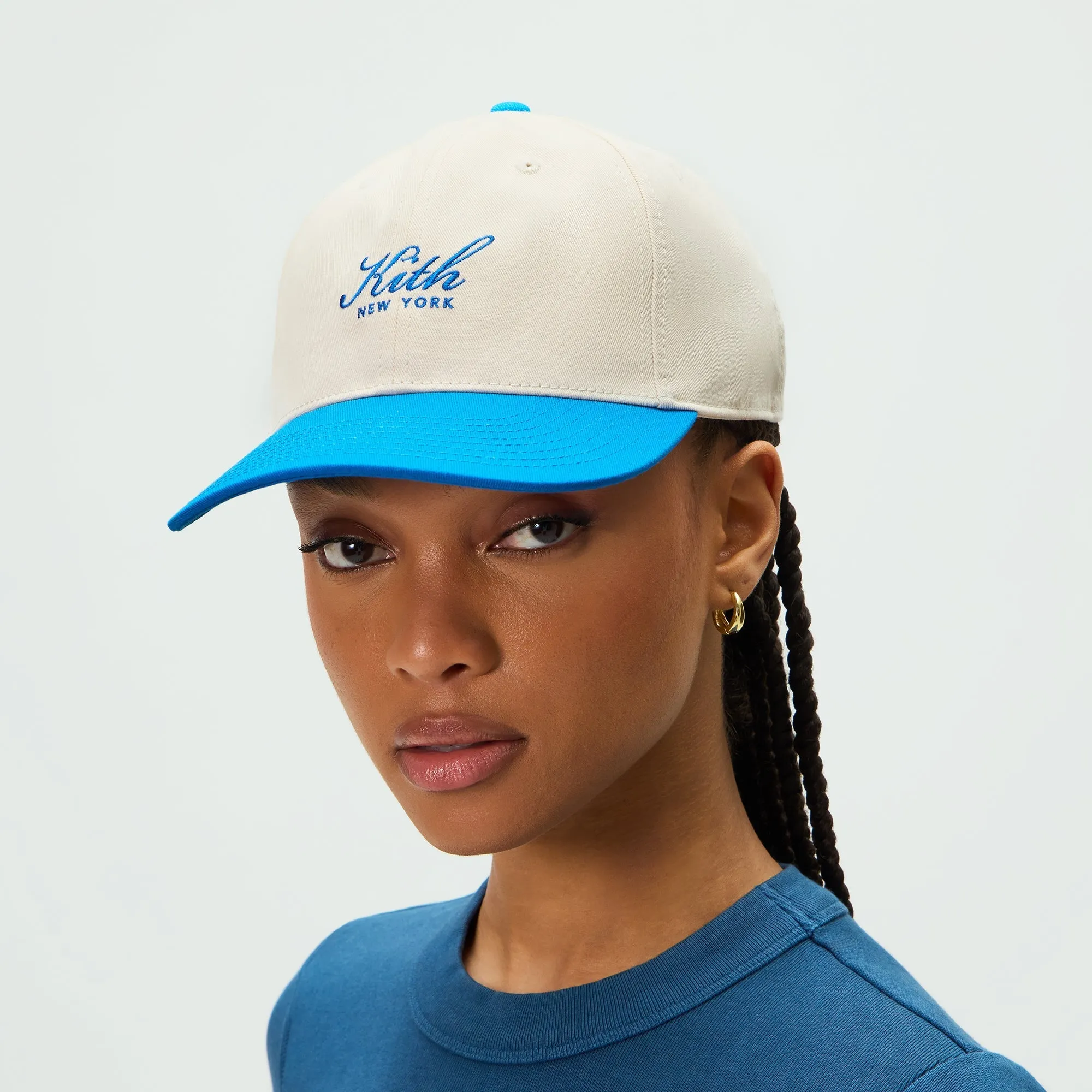 Kith Women Script New York Colorblock Classic Cap - Sandrift sold by Kith product image thumbnail 2