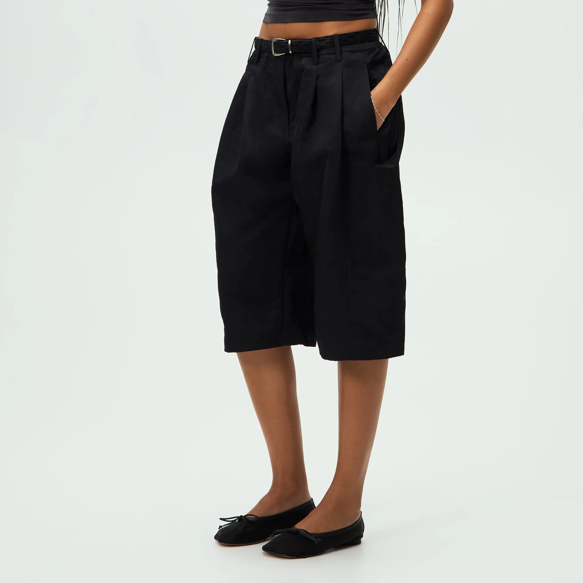 Kith Women Beyla Nylon Shorts - Black sold by Kith product image thumbnail 2