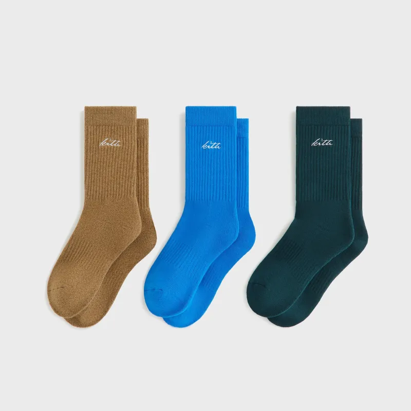 Kith Women Autograph 3-Pack Classic Crew Socks  - Multi sold by Kith