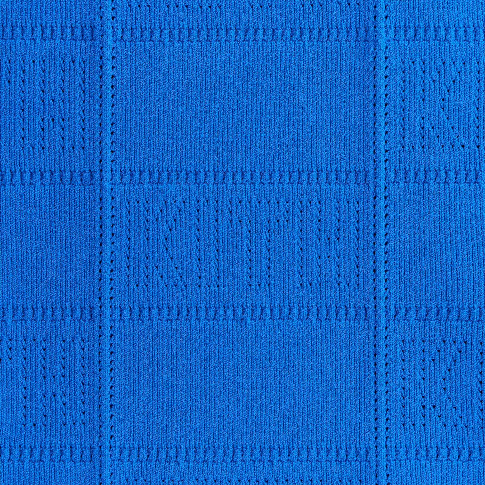 Kith Women Arys Monogram Pointelle Tee - Lake sold by Kith product image thumbnail 4