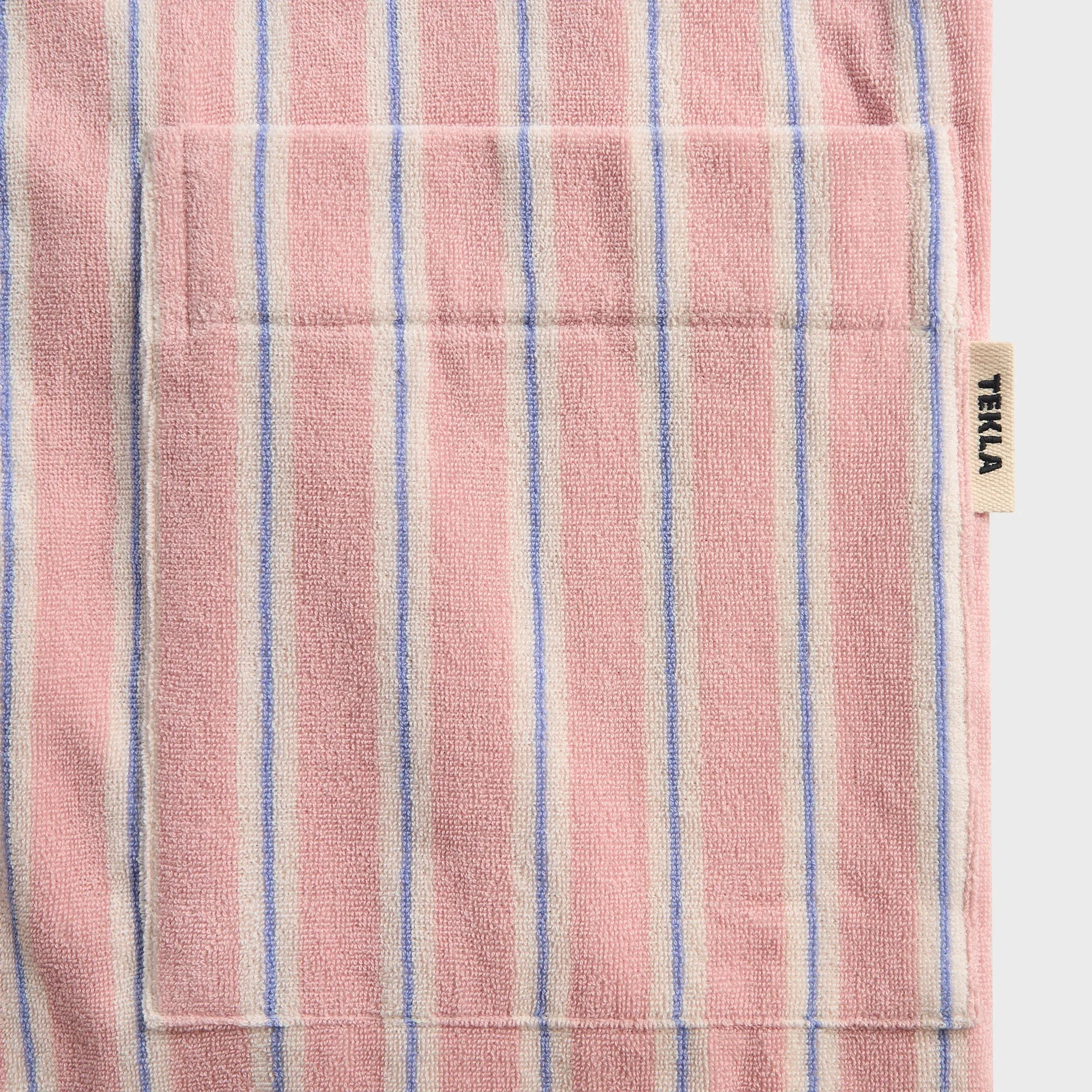 Tekla Striped Hooded Cotton Robe - Candy Stripes sold by Kith product image thumbnail 3