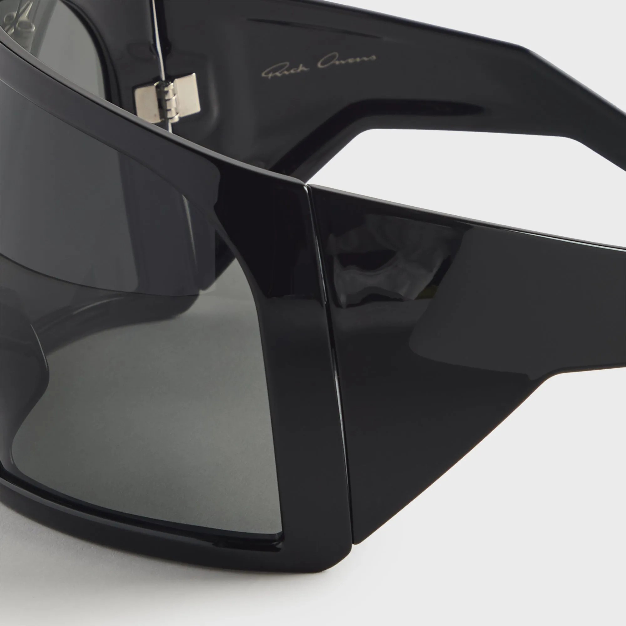 Rick Owens Kriester Shiny Sunglasses - Black sold by Kith product image thumbnail 3