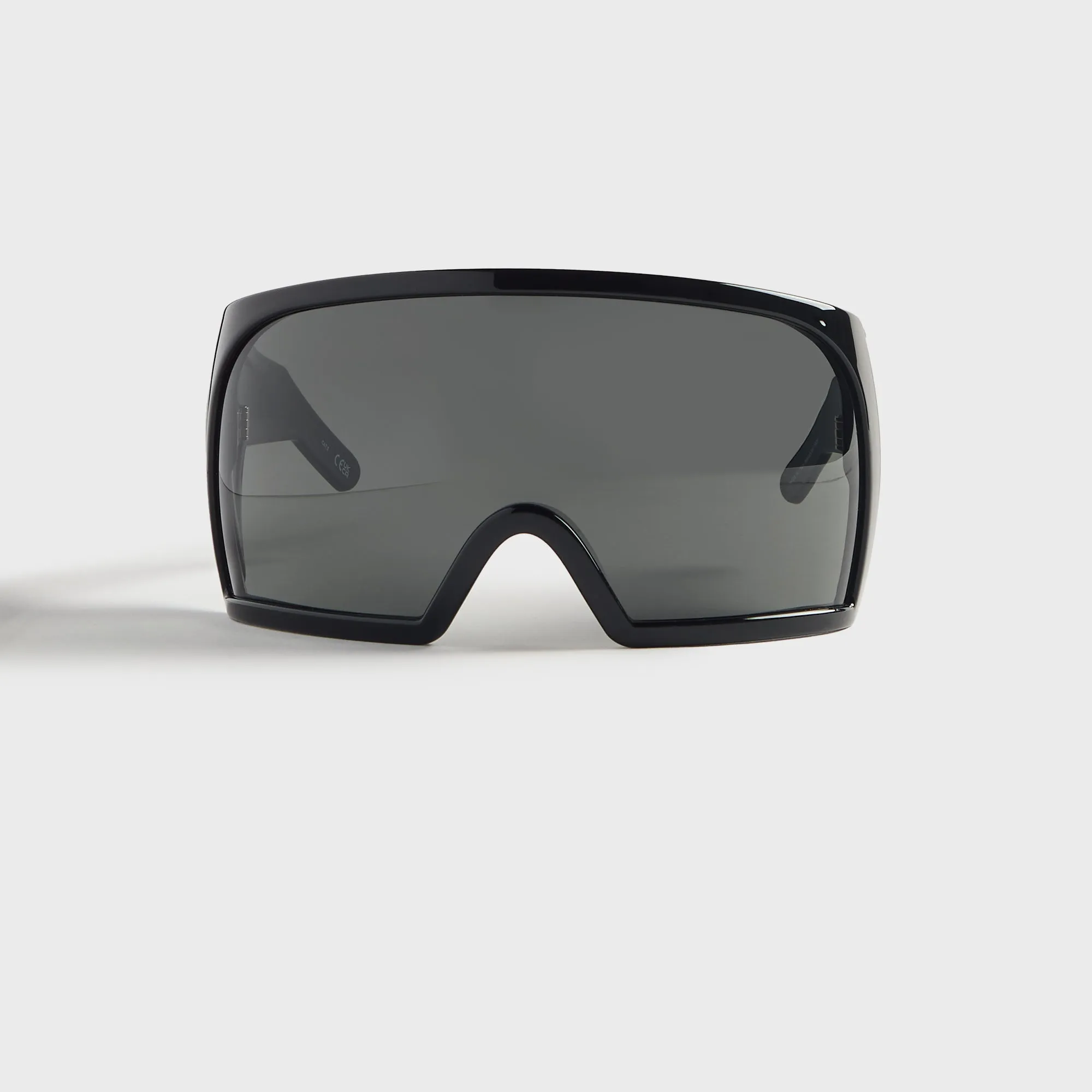 Rick Owens Kriester Shiny Sunglasses - Black sold by Kith