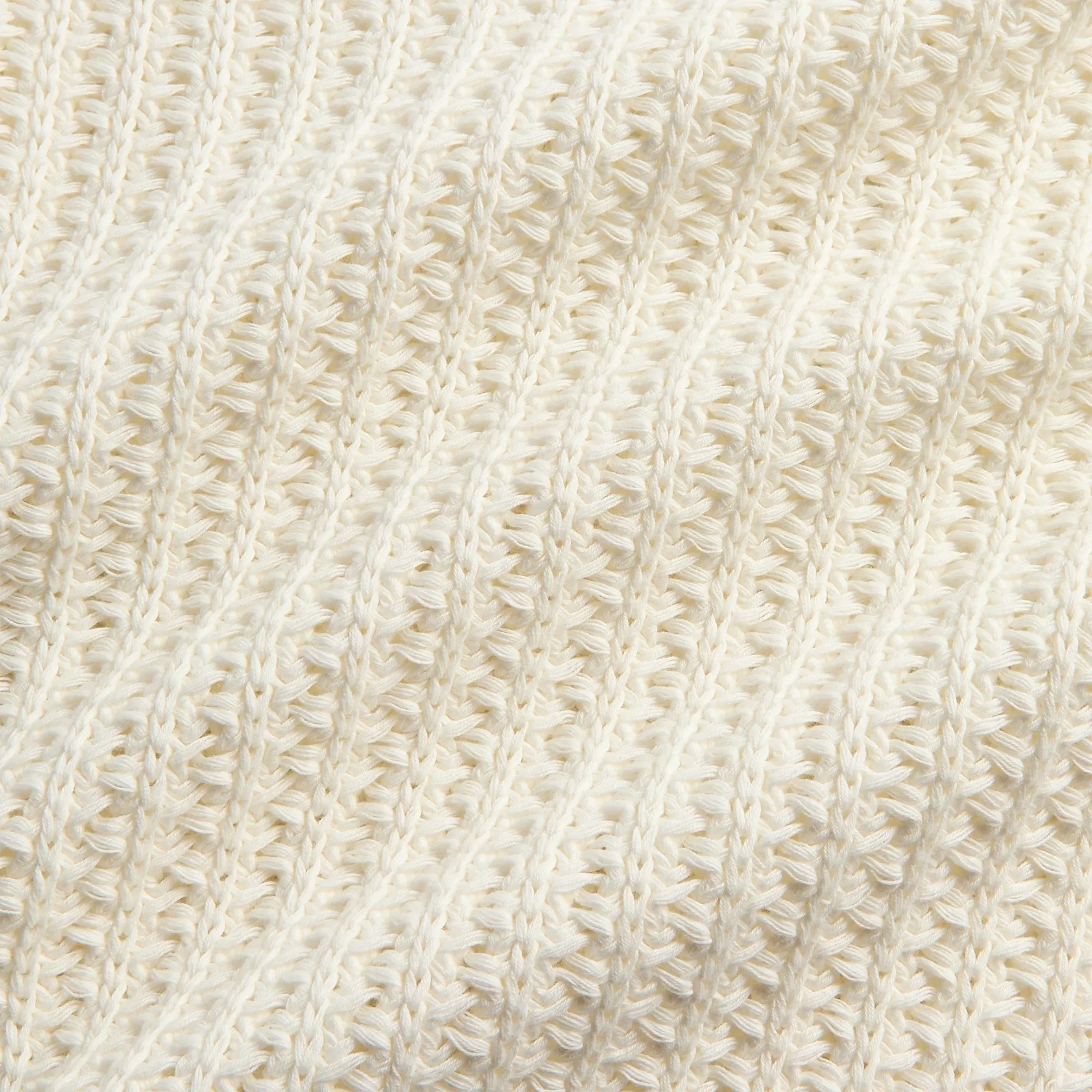 Orlebar Brown Swift Knitted Crochet Polo Shirt - White Sand / Night Iris sold by Kith product image thumbnail 3