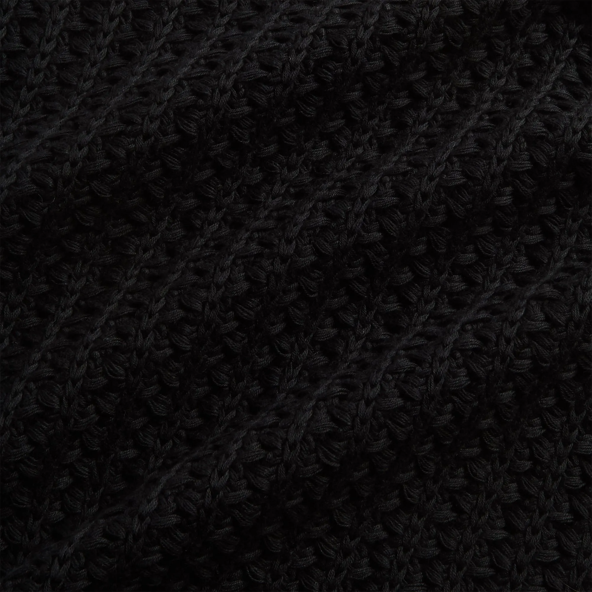 Orlebar Brown Swift Knitted Crochet Polo Shirt - Black sold by Kith product image thumbnail 3