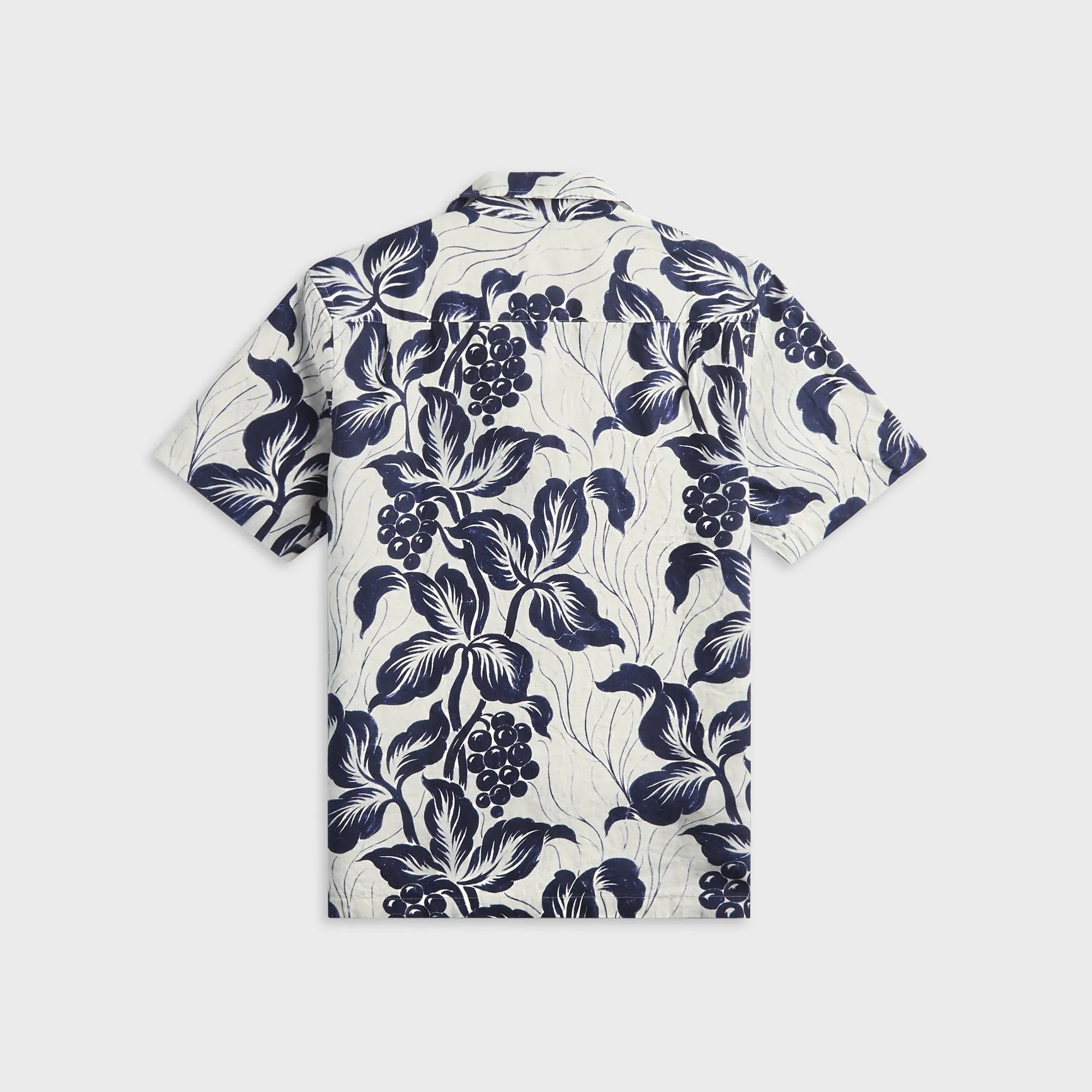 Orlebar Brown Maitan Linen Petralis Resort Shirt - Night Iris sold by Kith product image thumbnail 2