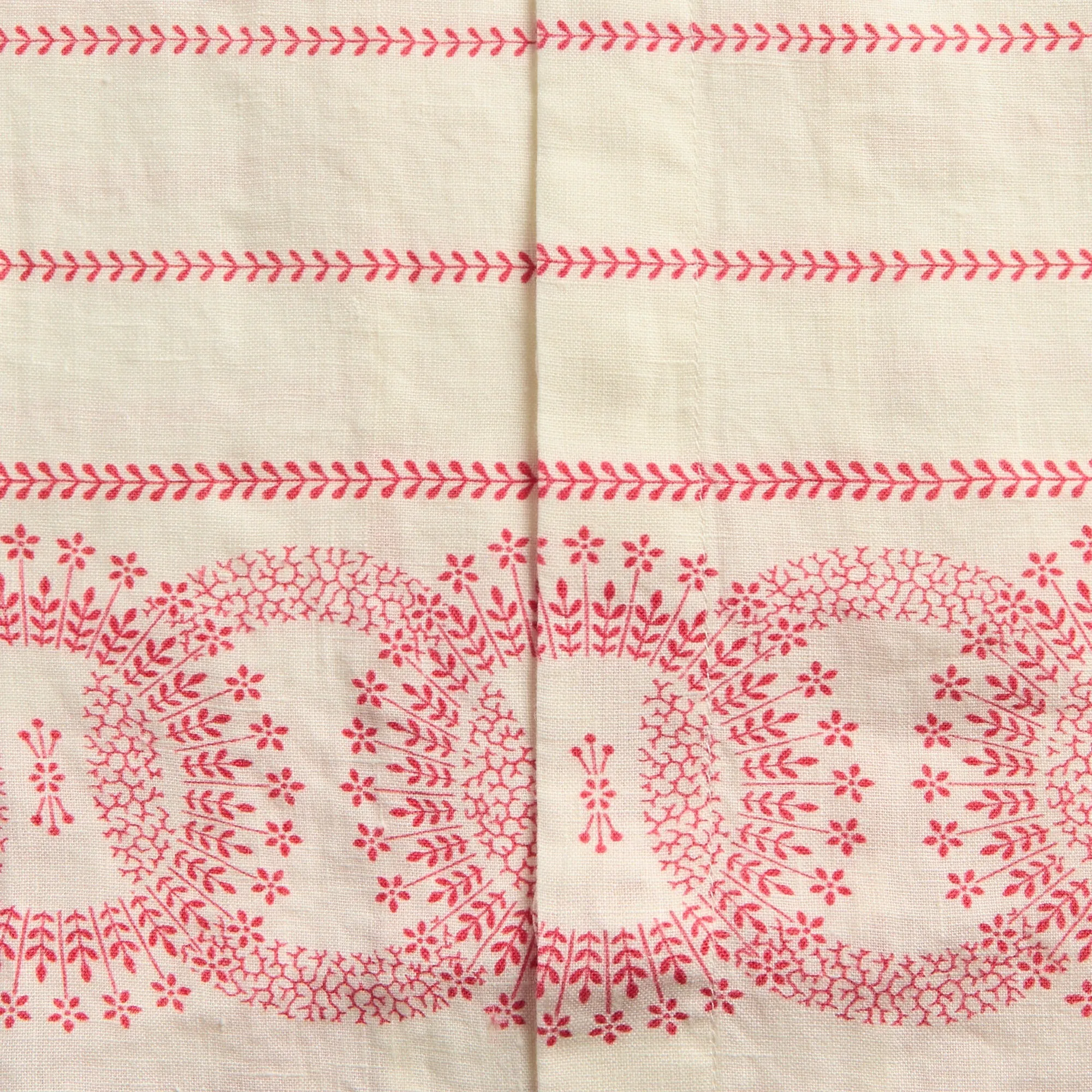 Orlebar Brown Maitan Linen Cirqua Shirt - White Sand / Summer Red sold by Kith product image thumbnail 3