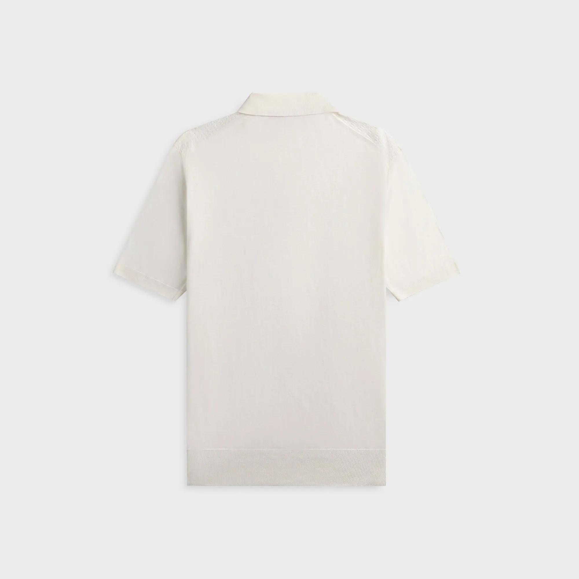 Orlebar Brown Burnham Silk Polo Shirt - White Sand sold by Kith product image thumbnail 2