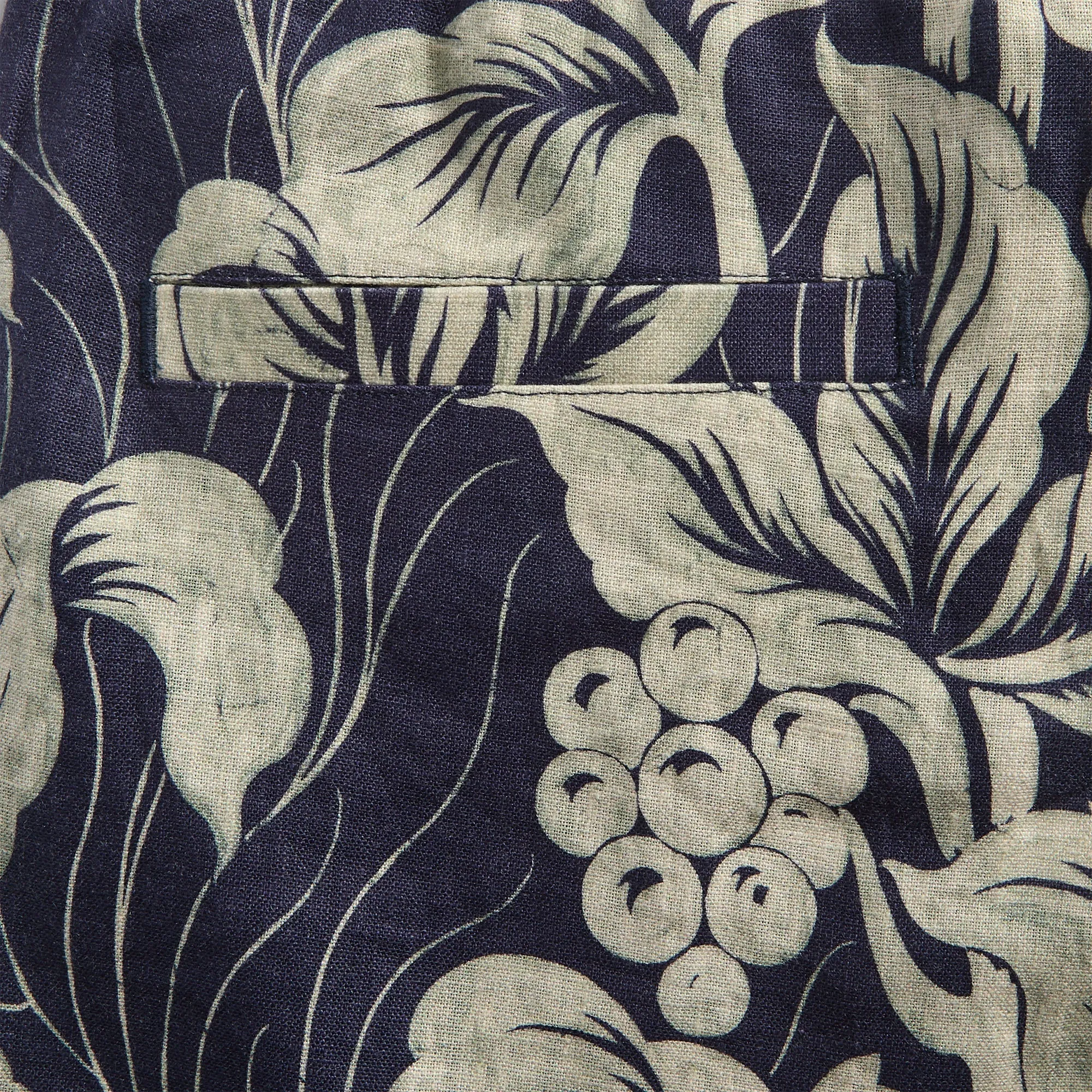 Orlebar Brown Alex Short Linen Petralis Short - Night Iris sold by Kith product image thumbnail 3