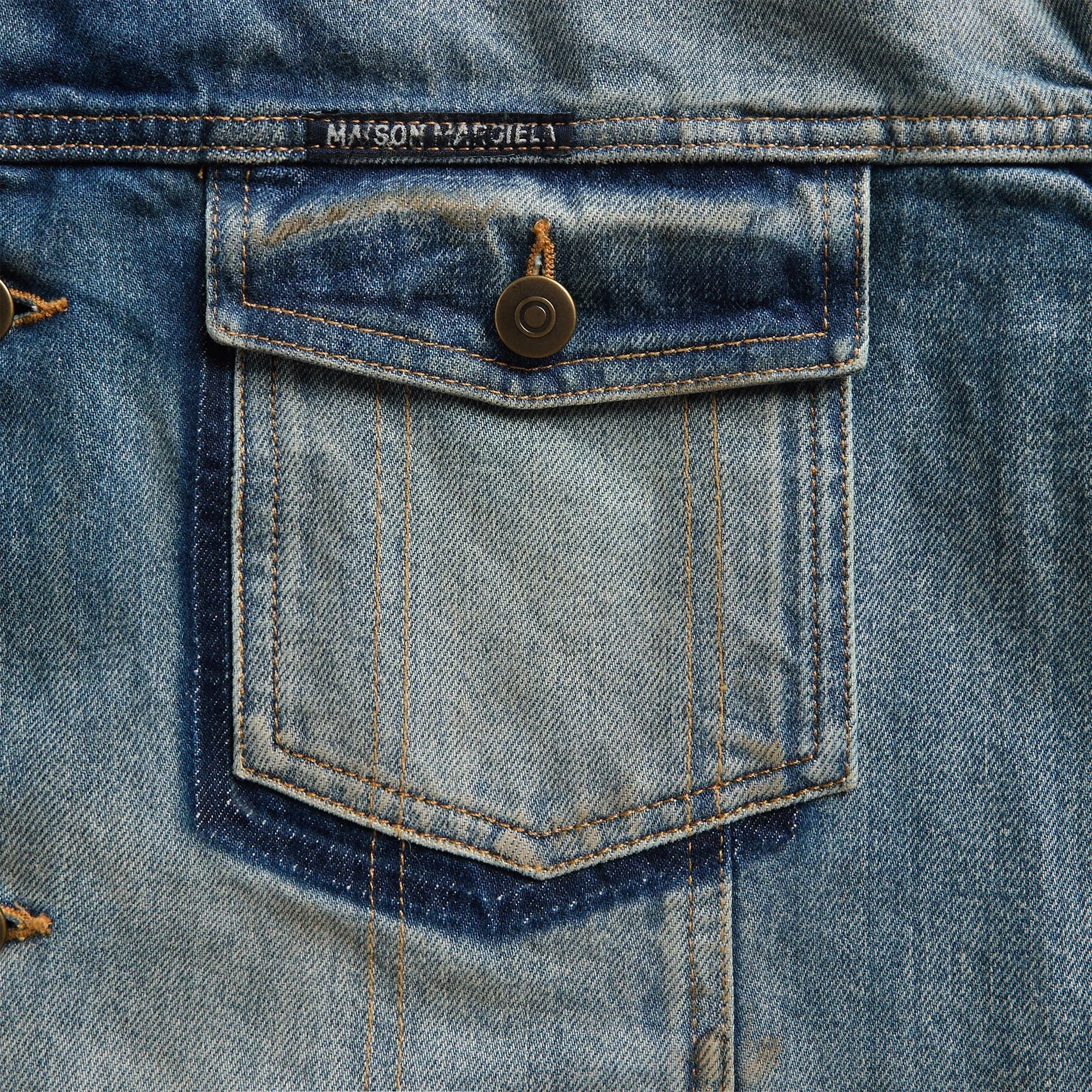 Maison Margiela Men's Denim Jacket - Washed Blue sold by Kith product image thumbnail 3