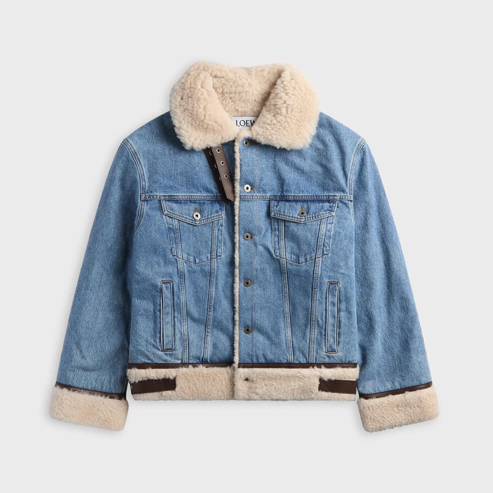 Loewe Trucker Jacket - Denim Blue sold by Kith