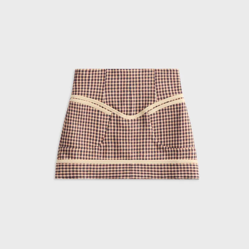 KNWLS Neo Mini Skirt - Plaid sold by Kith