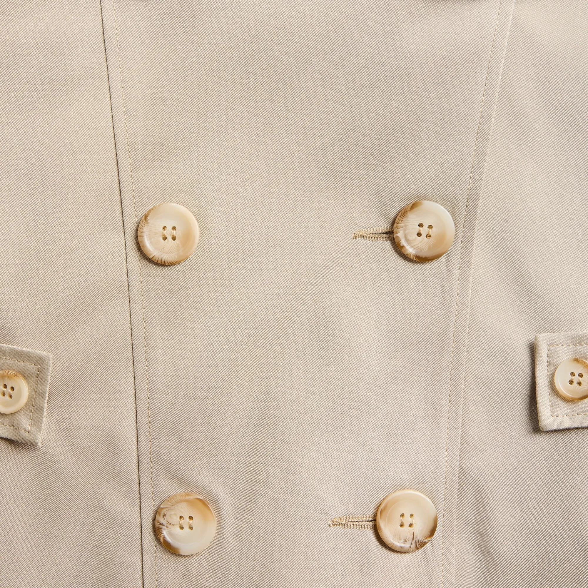 KNWLS Kayla Short Jacket with Hooded Cape - Stone sold by Kith product image thumbnail 3