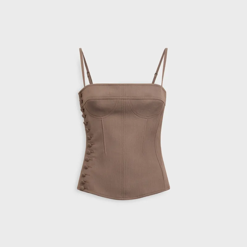 KNWLS Jett Bustier - Taupe sold by Kith