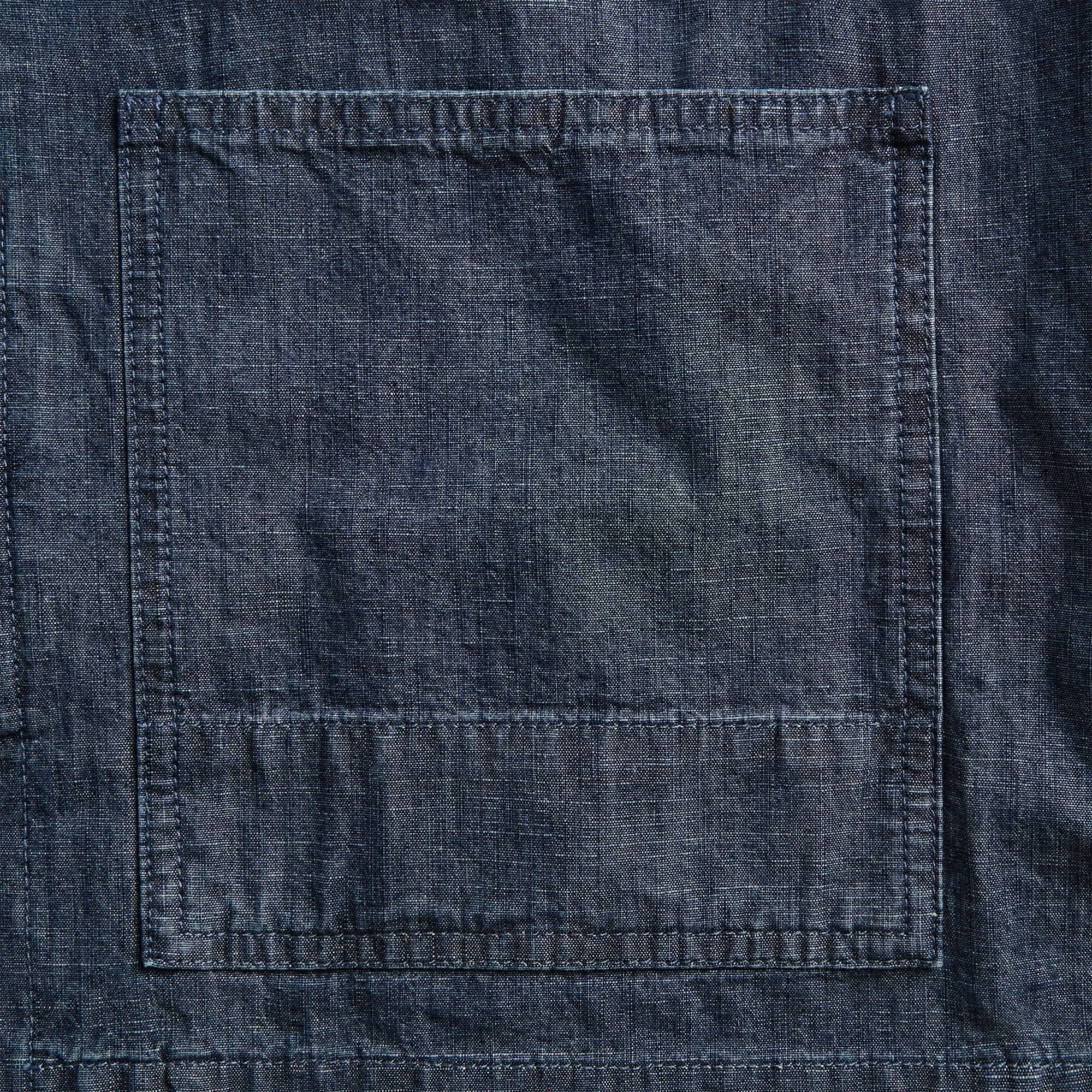 Jil Sander Cotton Chambray Blouson - Indigo sold by Kith product image thumbnail 3