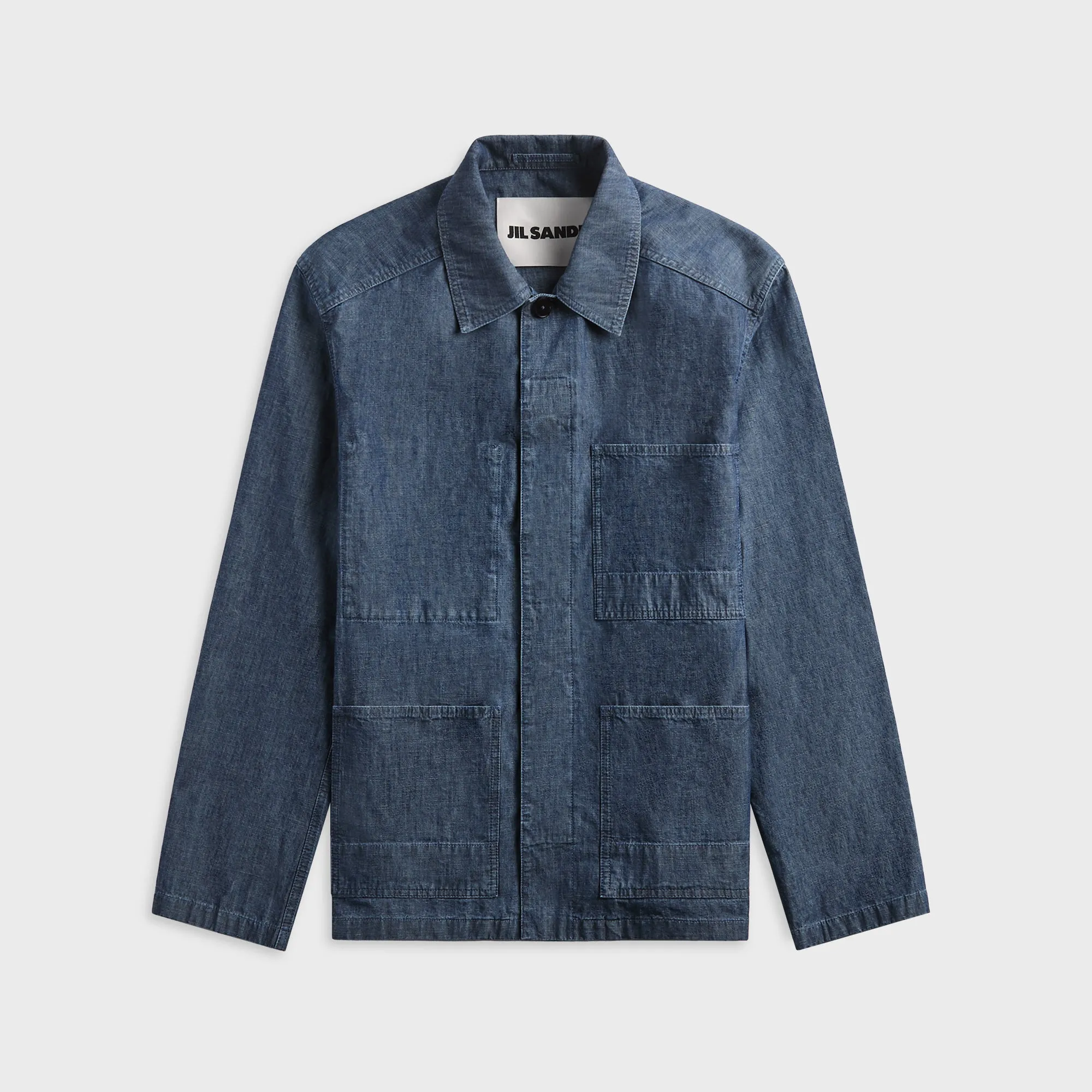 Jil Sander Cotton Chambray Blouson - Indigo sold by Kith