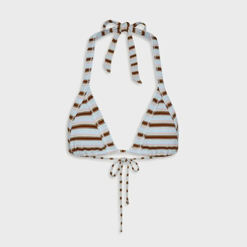 Frankies Bikinis Taite Thermal Top - Verona Stripe sold by Kith