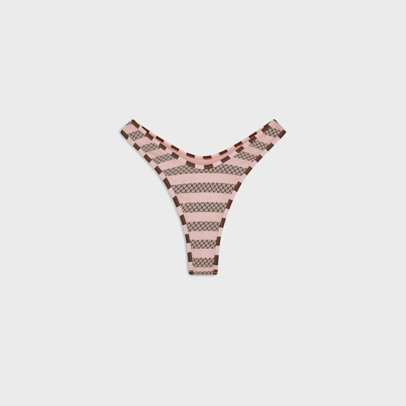 Frankies Bikinis Full Moon Mesh Bottom - Pink sold by Kith